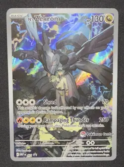 N's Zekrom 031 Ascended Heroes Promo Pokemon Center Stamped - Image 1