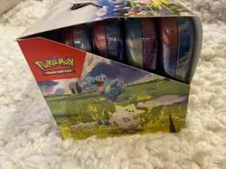 Pokemon Ascended Heroes Mini Tin Display 10 Sealed Booster Tins Open Display - Image 4