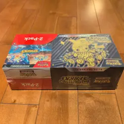 Pokemon Surging Sparks ETB + Booster Bundle 2-Pack Costco SEALED - Fast Shipping - Image 2