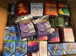 56 Pokemon Sleeve Packs - 11 Deck boxes Official TCG Sleeves Unopened - Image 1