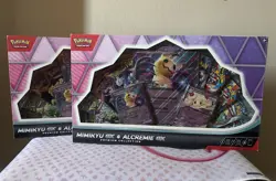 2x Pokemon TCG: Mimikyu ex & Alcremie ex Premium Collection Box sealed - Image 1