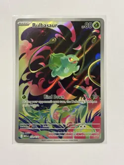 Pokemon Bulbasaur Illustration Rare 133/132 Me01 Mega Evolution Holo - Image 1