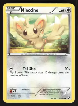 Minccino 88/114 Pokemon TCG Black and White MP - Image 1