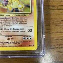 Pokemon TCG Charizard Base Set 4/102 Holo CGC 4 - Image 5
