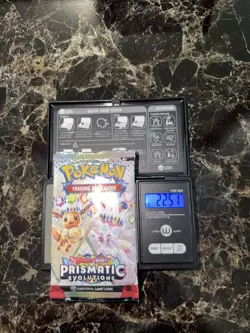 1x 22.51 Gram HEAVY Prismatic Evolutions Pack! Sealed! PRE S&V Pokemon TCG ENG - Image 1