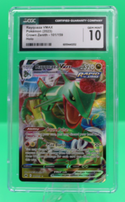 Pokemon Rayquaza VMAX 2023 Crown Zenith 101/159 CGC 10 - Image 1
