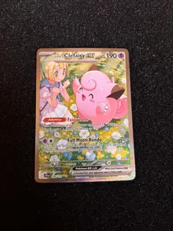 Pokemon Lillie's Clefairy EX 184/159 Special Illustration Rare Journey Together - Image 1