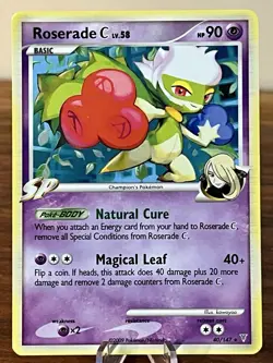 Pokemon TCG Supreme Victors Roserade C 40/147 Rare NM - Image 1
