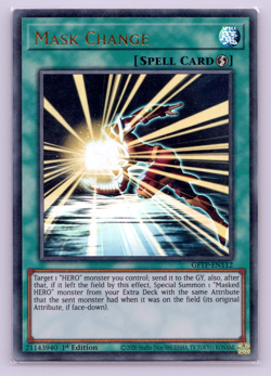 Mask Change - GFTP-EN112 - Ultra Rare 1st Edition Yugioh - Image 1