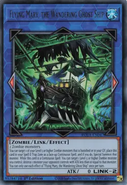 Yugioh ROTA-EN047 - Flying Mary, the Wandering Ghost Ship - Ultra Rare - Image 1