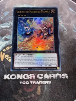 MZMU-EN018 Uzuhime the Manifested Mikanko Ultra Rare YuGiOh! NEW - Image 1