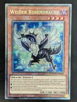Weißer Rosendrache MP25-DE038 Starlight Rare DE NM YUGIOH - Image 1