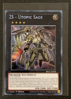 ZS - Utopic Sage | BROL-EN058 | Secret Rare | 1st Edition | YuGiOh TCG - Image 1