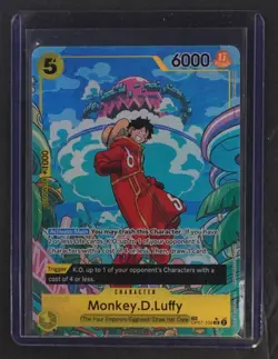 2024 ONE PIECE TWO LEGENDS #OP07-109 MONKEY.D.LUFFY TREASURE RARE - Image 1