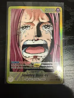 One Piece Tcg Jewelry Bonney OP13-100 Alt Art Leader English - Image 1
