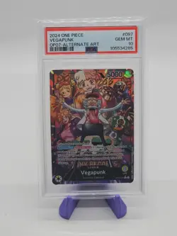 PSA 10 Vegapunk Alternate Art Leader OP07-097 500 Years in the Future One Piece - Image 1