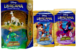 Disney Lorcana Into the Inklands Starter Deck 101 Dalmatians Peter Pan 2 Booster - Image 1