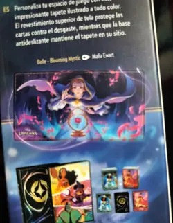 Disney Lorcana Belle Accomplished Mystic Playmat Play Mat New In Box - Image 3