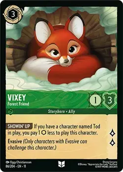 Vixey - Forest Friend 86/204 Winterspell Non-Foil Disney Lorcana - Image 1