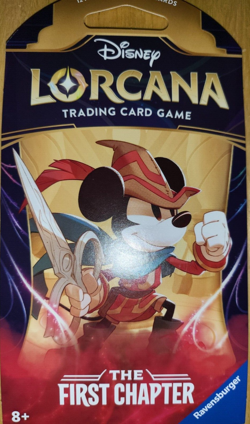 Disney Lorcana The First Chapter Sleeved Blister Booster Pack |BRAND NEW SEALED 4050368981721 - Image 1