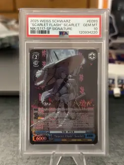 Weiss Schwarz "Scarlet Flash" Scarlet (SP) - Goddess Of Victory NIKKE PSA 10 - Image 1