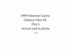 1st Edition BGS 8 Base Set Holo Clefairy - Vintage Pokemon Card (Not PSA CGC) - Image 3