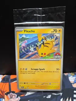 Pikachu 190 Sv: Scarlet & Violet black star Promo Cards Regular sealed - Image 1
