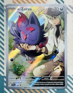 N's Zorua - Promo SV: Scarlet & Violet Promo Cards 189 NM Fast Shipping - Image 1