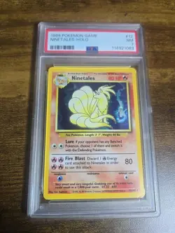 1999 Pokemon Game #12 Ninetales Holo Card - Image 1