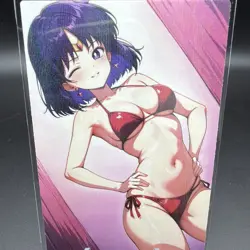 Hotaru Tomoe Sailor Saturn Anime Waifu Card Doujin ACG Goddess Holo - Image 1