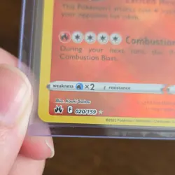 Radiant Charizard 020/159 SWSH Crown Zenith Radiant Rare Holo Pokemon Card - Image 5