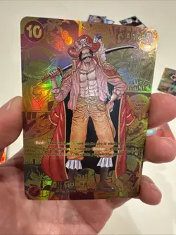 One Piece CCG Gol.D.Roger Gold Manga Art OP09-118 Recolored English Custom Card - Image 4