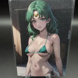 Michiru Kaiou Sailor Neptune Anime Waifu Card Doujin ACG Goddess - Image 2