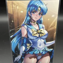 Setsuna Meiou Sailor Pluto Anime Waifu Card Doujin ACG Goddess - Image 1