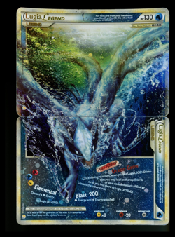 Lugia Legend 113/123 114/123 HeartGold SoulSilver 2010 Top & Bottom Pokemon Card - Image 1