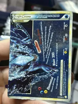 Lugia Legend 113/123 114/123 HeartGold SoulSilver 2010 Top & Bottom Pokemon Card - Image 4
