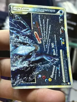 Lugia Legend 113/123 114/123 HeartGold SoulSilver 2010 Top & Bottom Pokemon Card - Image 5