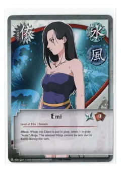 Naruto Card - 2002 Emi 026 - Shonen Jump Dream Legacy Anime Vtg - Image 1