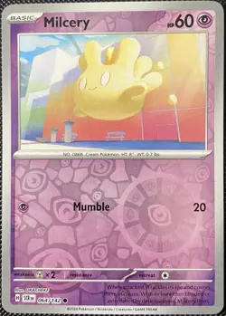 Milcery 064/142 Sv07: Stellar Crown Reverse Holo - Pokemon Card - Image 1