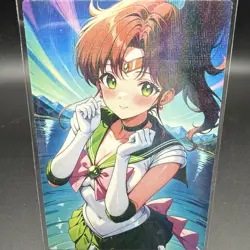 Makoto Kino Sailor Jupiter Anime Waifu Card Doujin ACG Goddess Holo - Image 1