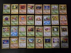 Pokemon Jungle 36 Card Bulk Lot LP No Duplicates WOTC Vintage TCG - Image 1