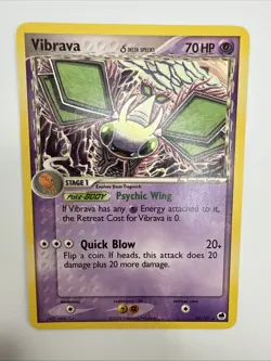 Vibrava 24/101 EX Dragon Frontiers Regular Rare Delta Species Pokemon Card - Image 3