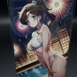Makoto Kino Sailor Jupiter Anime Waifu Card Doujin ACG Goddess Holo - Image 2