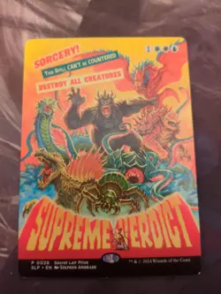 MTG Magic the Gathering Supreme Verdict Secret Lair - Image 1