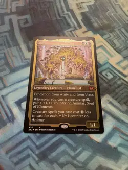 Foil Etched Animar, Soul of Elements EX Double Masters 2022 - Minor Corner Dings - Image 2