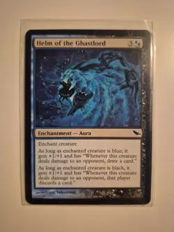 Helm of the Ghastlord - Shadowmoor LP MTG - Image 1