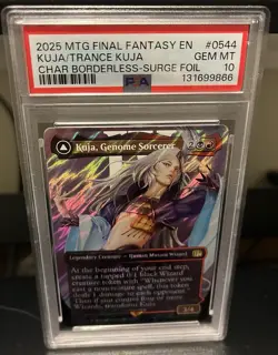 2025 MTG FINAL FANTASY KUJA, GENOME SORCERER/TRANCE KUJA, FATE DEFIED PSA 10 - Image 1