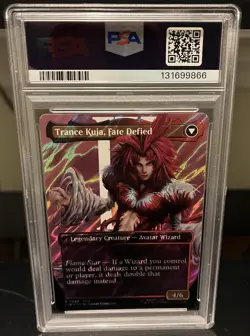 2025 MTG FINAL FANTASY KUJA, GENOME SORCERER/TRANCE KUJA, FATE DEFIED PSA 10 - Image 2