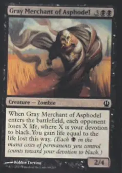Gray Merchant of Asphodel - Theros: #89, Magic: The Gathering Nm C267 - Image 1