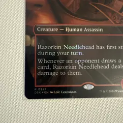 NM Razorkin Needlehead Borderless English MTG Duskmourn House Of Horrors foil - Image 2